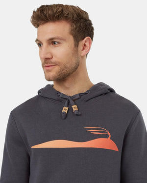 Grey-Eco-Friendly-Drawcord-Graphic-Hoodie