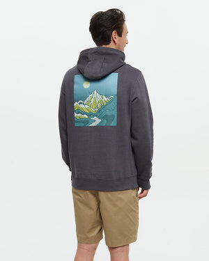 Grey-Eco-Friendly-Drawcord-Graphic-Hoodie