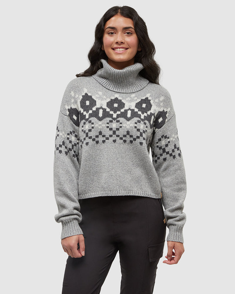 Grey-Graphic-Knit-Jacquard-Sweater