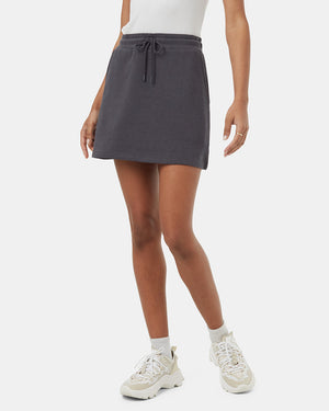 Grey-High-Rise-Fleece-Mini-Skirt