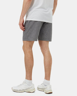 Grey-Mens-Casual-Hemp-Shorts