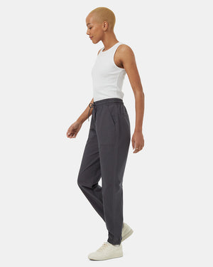 Grey-Mid-Rise-Full-Length-Elastic-Cuff-Pant