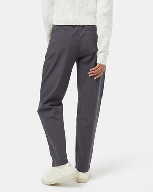 Grey-Mid-Rise-Full-Length-Tapered-Pants