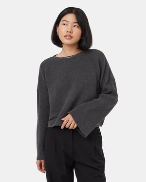 Grey-Organic-Cotton-Boat-Neck-Sweater