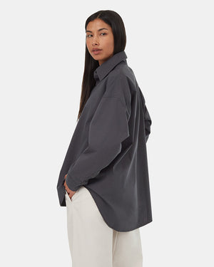 Grey-Organic-Cotton-Oversized-Collared-Shirt