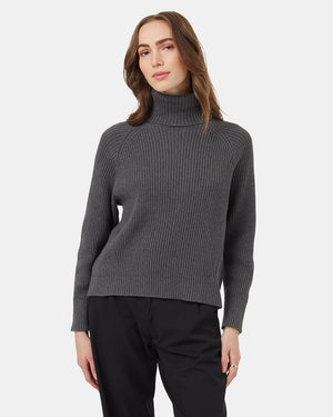 Grey-Organic-Cotton-Turtleneck-Sweater