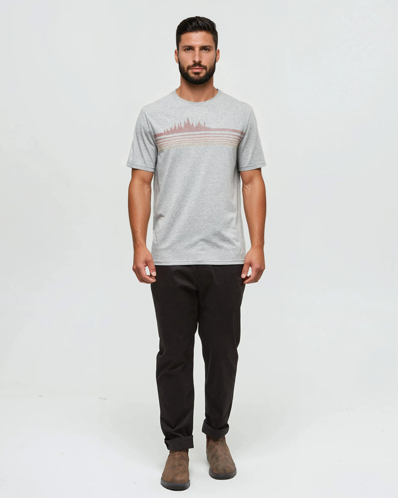 Grey-Printed-Graphic-TreeBlend-T-Shirt