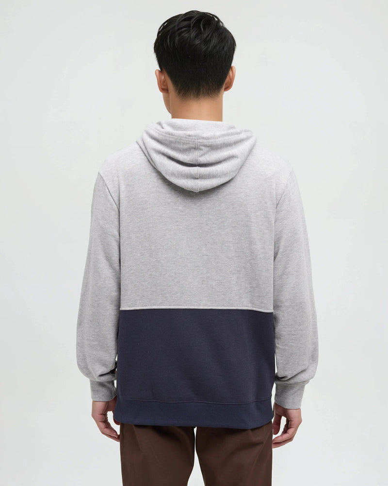 Grey-TreeFleece-Relax-Fit-Color-Block-Hoodie