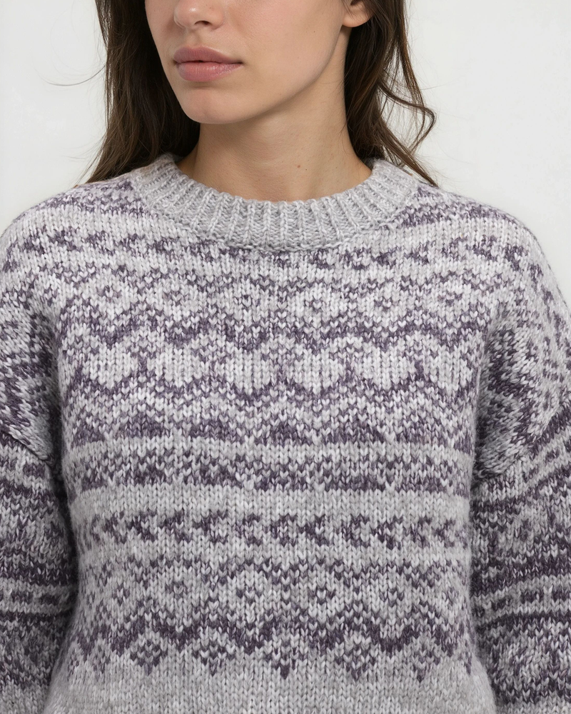 Grey-Women_s-Jacquard-Knit-Sweater