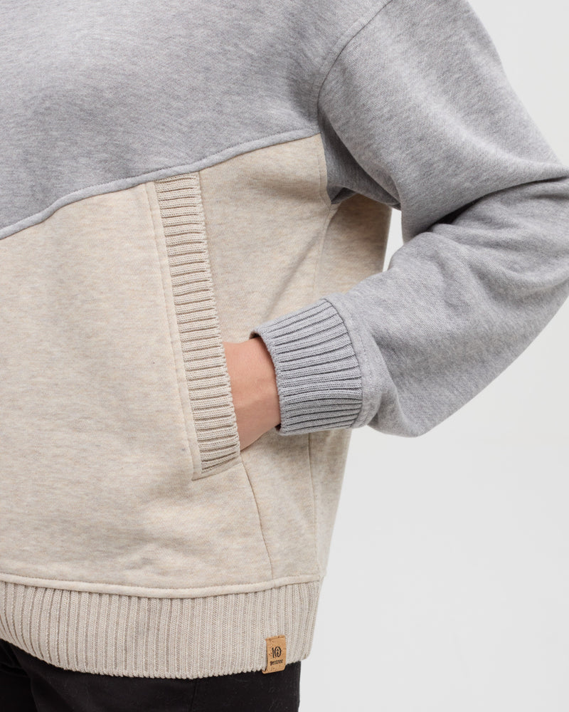 Grey-Women_s-Relaxed-Blocked-Hoodie