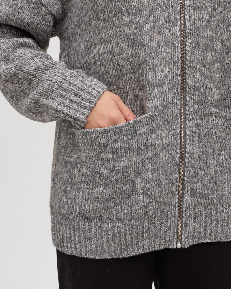 Grey-Women_s-Zip-up-Cardigan