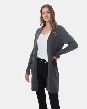 Grey-Women_sWoolMidLengthCardigan