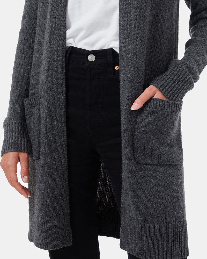 Grey-Women_sWoolMidLengthCardigan