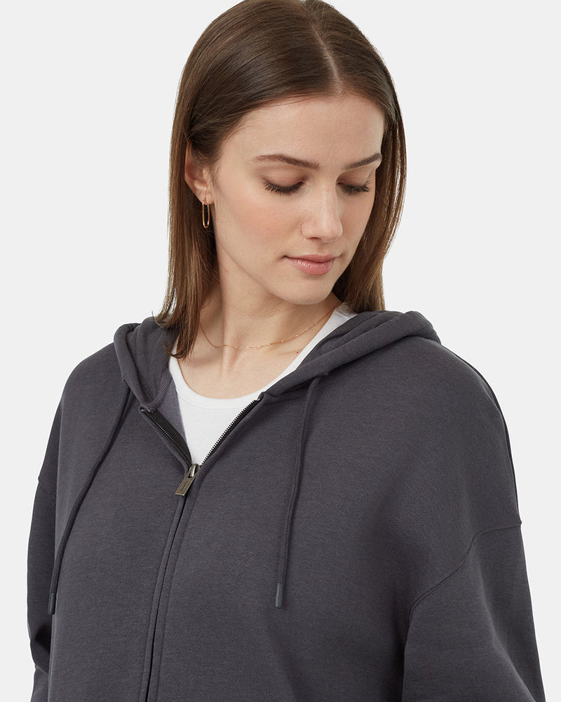 Grey-Womens-Eco-Friendly-Hooded-Zip-up