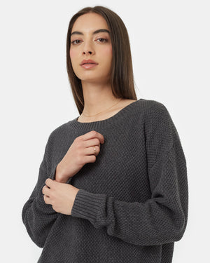 Grey-Womens-Organic-Cotton-Knit-Sweater