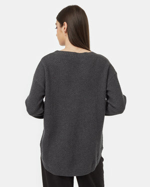 Grey-Womens-Organic-Cotton-Knit-Sweater