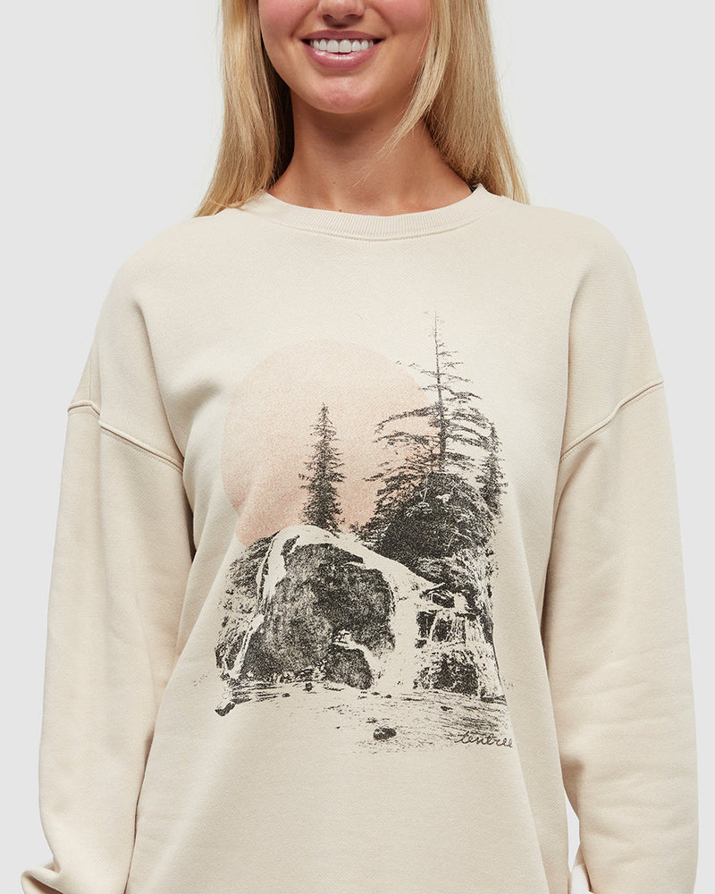 Oatmeal-Crew-Neck-Graphic-Longsleeve-Sweatshirt
