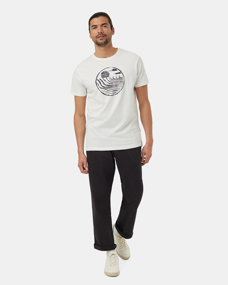 Oatmeal-Organic-Cotton-Crew-Neck-Graphic-Shortsleeve-T-Shirt