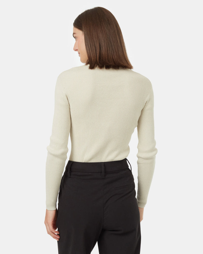 Oatmeal-Organic-Cotton-Turtleneck-Slim-Fit-Sweatshirt
