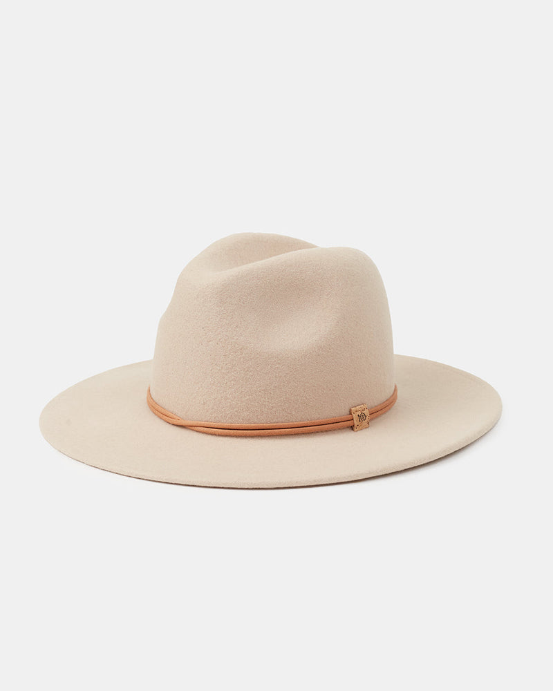 Oatmeal-Recycled-Wool-Full-Brimmed-Felt-Hat