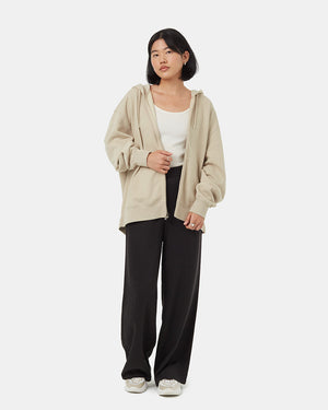 Oatmeal-Women_s-Eco-Friendly-Hooded-Zip-up