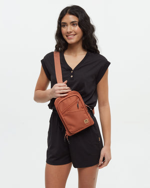 Orange-Sustainable-Water-Repellent-Crossbody-Bag