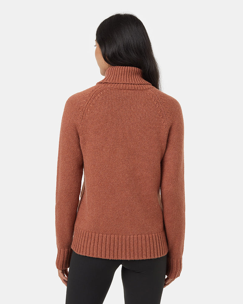 Orange-Women_s-Ribbed-Wool-Turtleneck