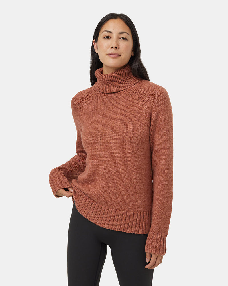 Orange-Women_s-Ribbed-Wool-Turtleneck