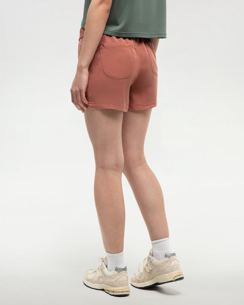 Orange-Womens-Casual-Summer-Shorts