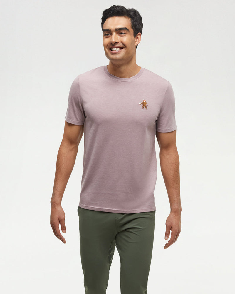 Pink-Crew-Neck-Graphic-Shortsleeve-T-Shirt