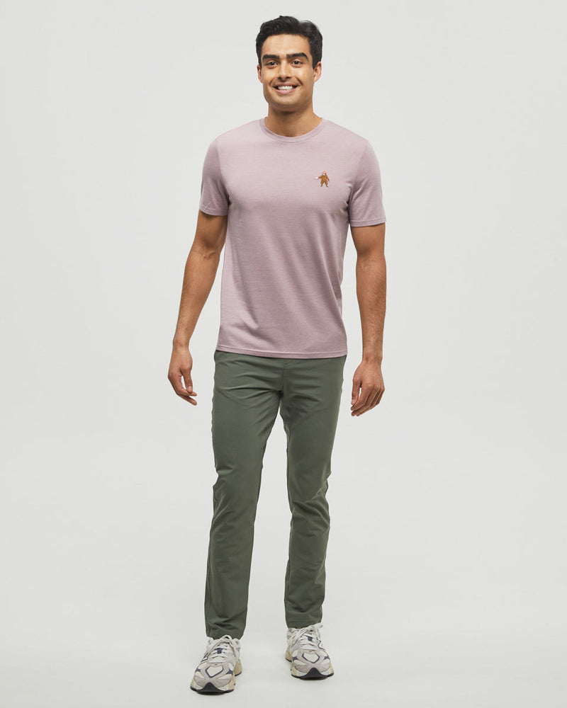 Pink-Crew-Neck-Graphic-Shortsleeve-T-Shirt