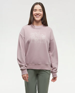 Pink-Crew-Neck-Graphic-Sweatershirt
