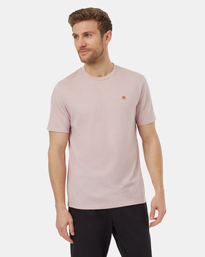 Pink-Recycled-Polyester-Crew-Neck-Tee