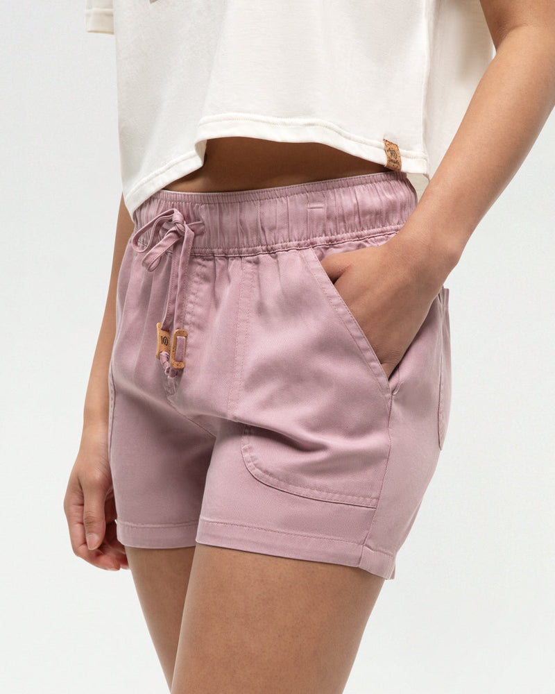 Pink-Womens-Casual-Summer-Shorts
