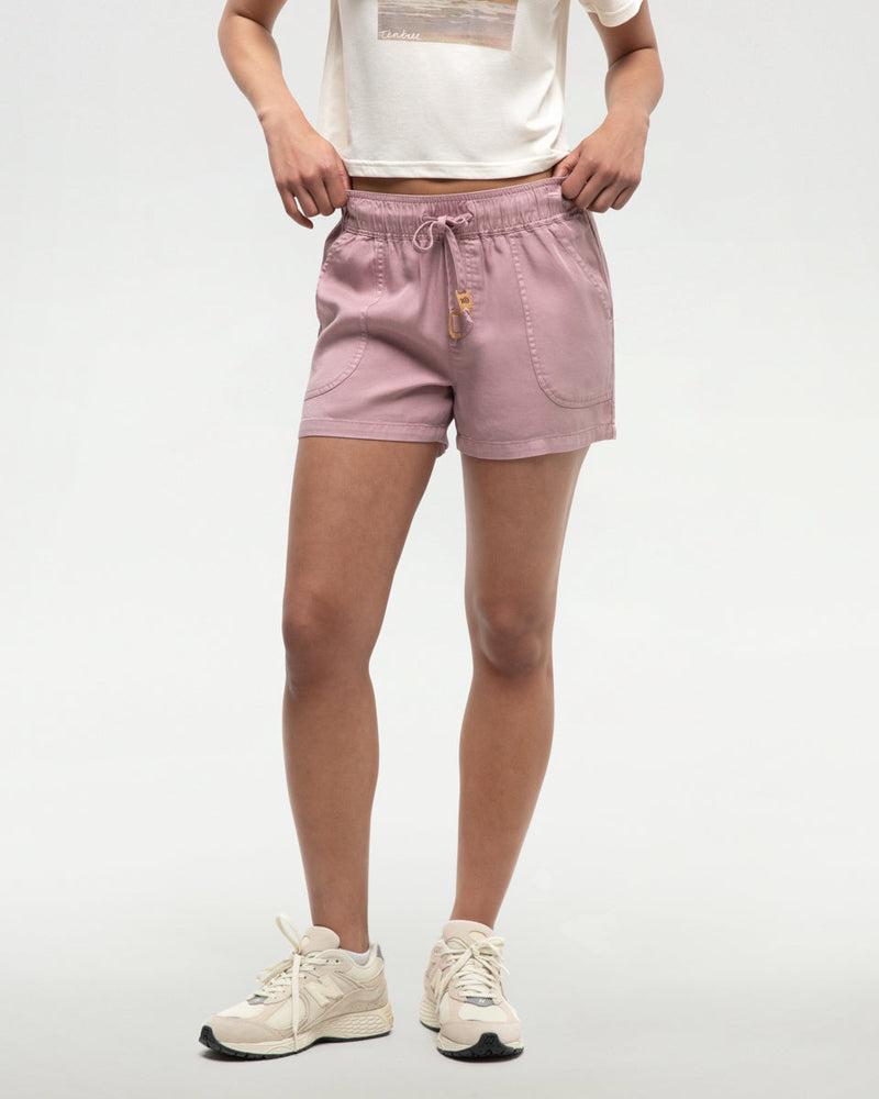 Pink-Womens-Casual-Summer-Shorts
