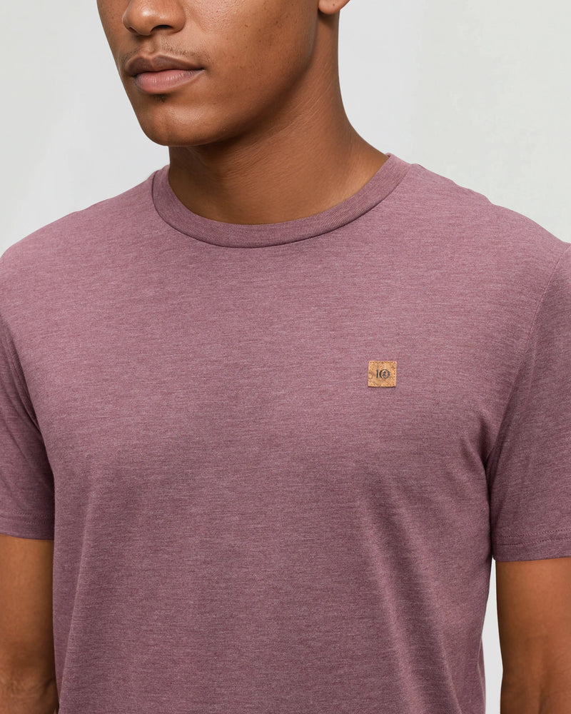 Purple-Treeblend-Regular-Fit-Crew-Neck-T-shirt