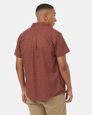 Red-Hemp-Button-Up-Shortsleeve-Shirt