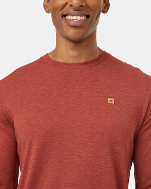 Red-Mens-Long-Sleeve-Crew-Neck-Sweatshirt