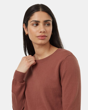 Red-Organic-Cotton-Crew-Neck-Long-Sleeve-Sweater