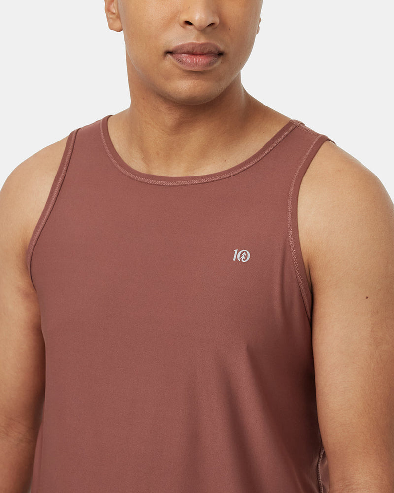 Red-Quick-dry-Scoop-Neck-Lightweight-Tank