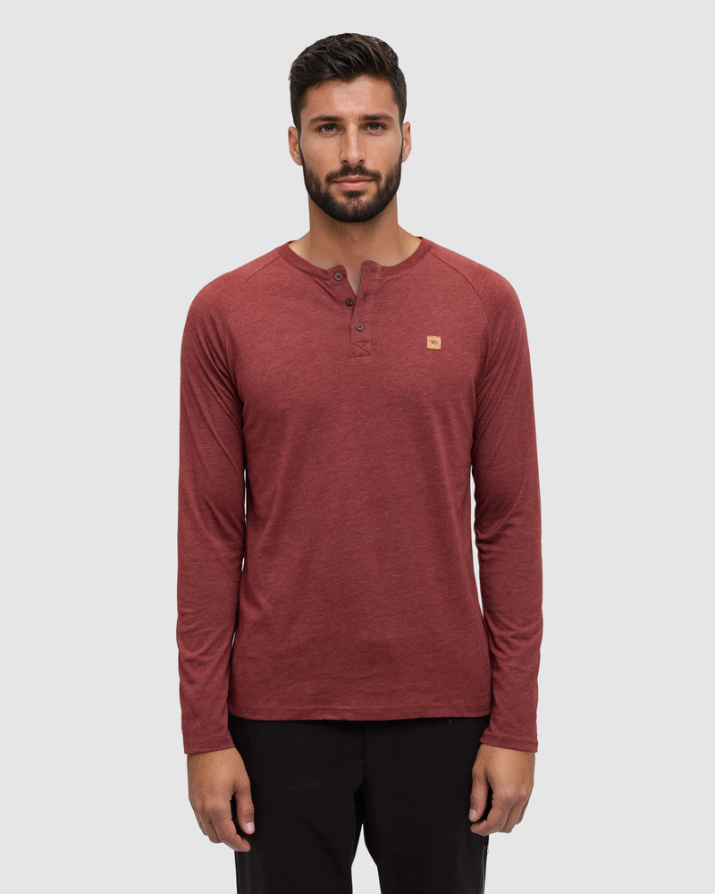 Red-TreeBlend-Classic-Henley-Longsleeve