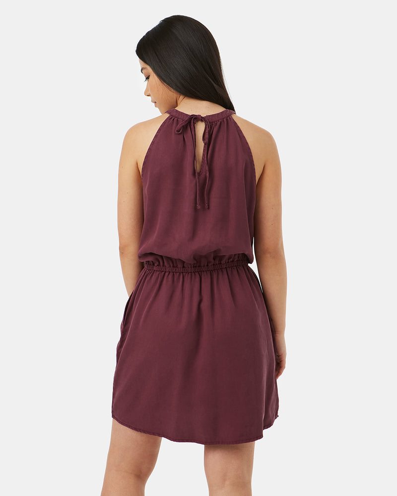 Red-Women_s-Halterneck-Summer-Dress