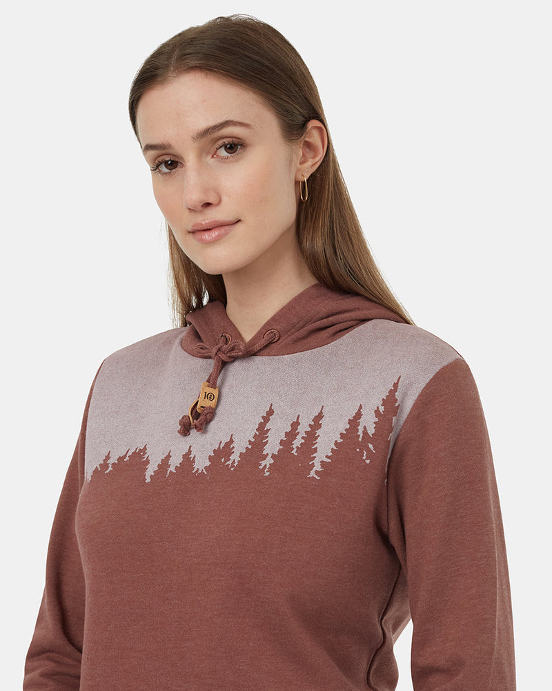 Red-Womens-Graphic-Pullover-Hoodie