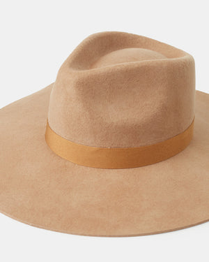 Brown-Recycled-Wool-Fedora-Hat