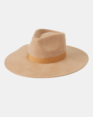 Brown-Recycled-Wool-Fedora-Hat