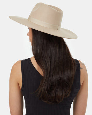 Oatmeal-Recycled-Wool-Fedora-Hat