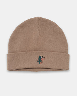 Brown-Cotton-Beanie