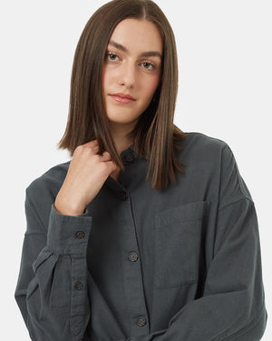 Green-Womens-Organic-Cotton-Longsleeve-Button-Down