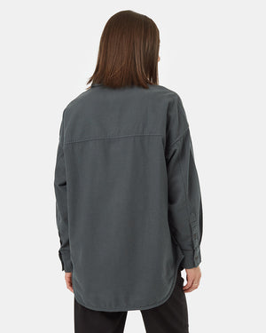 Green-Womens-Organic-Cotton-Longsleeve-Button-Down