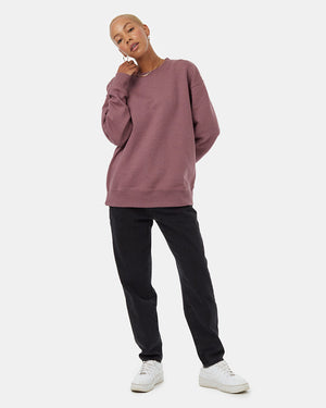 Purple-Organic-Cotton-Crew-Neck-Sweatshirt